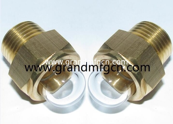 UNF 3/4 1,1/2 Benutzerdefinierte Überspannung Tank Kühlmittel überprüft Sichtglas Aluminium Kühlmittel Tank Messing Sichtglas NPT 1/2 3/4 INCH