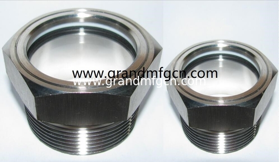 Feuerpumpen Rohrbefestigung WATERFLOW ss304 SIGHT GLASS NPT-Gitter Flüssigkeitssicht Glas Flüssigkeitssicht mit schwimmender Kugel