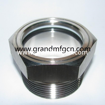 UNF 3/4 1,1/2 Benutzerdefinierte Überspannung Tank Kühlmittel überprüft Sichtglas Aluminium Kühlmittel Tank Messing Sichtglas NPT 1/2 3/4 INCH