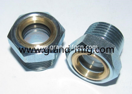 NPT-Faden 1/2&quot; 3/8&quot; 3/4&quot; 2&quot; Stahl Ölstand Lsight Glas Flüssigkeitsstandmessgerät Kompressor Sichtspiegel Hersteller China