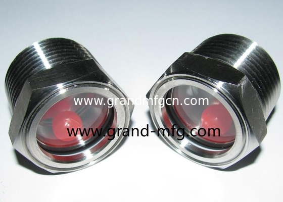 UNF 3/4 1,1/2 Benutzerdefinierte Überspannung Tank Kühlmittel überprüft Sichtglas Aluminium Kühlmittel Tank Messing Sichtglas NPT 1/2 3/4 INCH