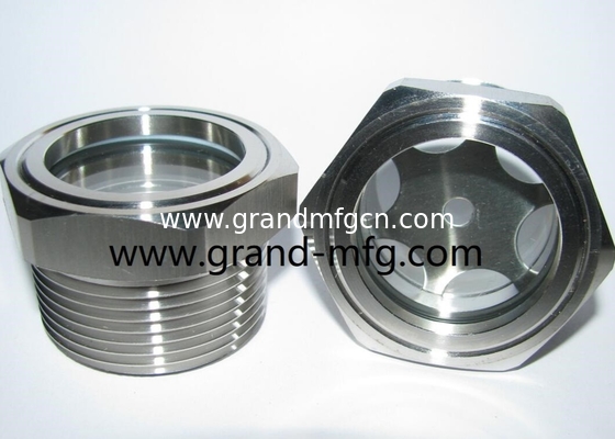 UNF 3/4 1,1/2 Benutzerdefinierte Überspannung Tank Kühlmittel überprüft Sichtglas Aluminium Kühlmittel Tank Messing Sichtglas NPT 1/2 3/4 INCH