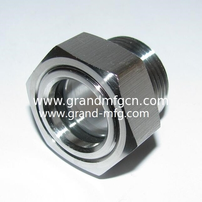 NPT 1-1/4 INCH Edelstahl SUS304 Ölpegel Sichtglas OIL LEVEL GAUGE OEM-Service ohne Veredelung