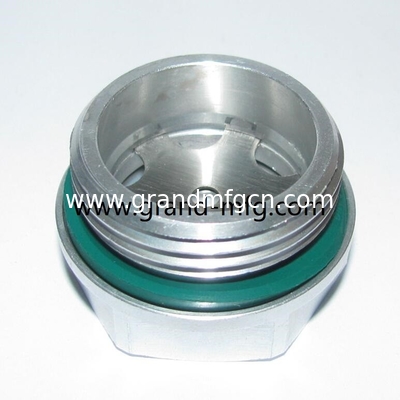 Metrisches Gewinde M30x1.5 M33x1.5 M20x1.5 Luftkompressor Sichtglas Aluminium Bullen Auge Öl Sichtglas Messmessindikator Aluminium Ölstand Sichtglas für Pumpen Getriebe und Kompressoren