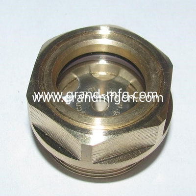 NPT1/2 GM-HDN12 Sicherheitsglas aus Messing für Kühlmittelniveau Maschinen Traktor Kühlsystem