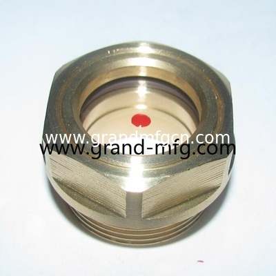 NPT1/2 GM-HDN12 Sicherheitsglas aus Messing für Kühlmittelniveau Maschinen Traktor Kühlsystem