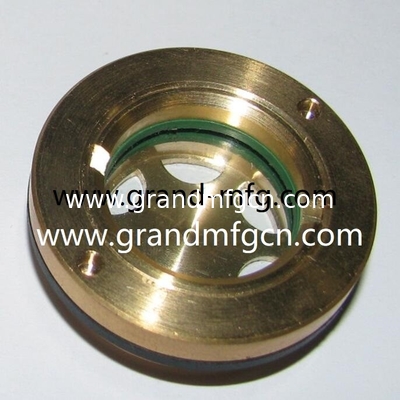 G3/4&quot; NPT3/4&quot; Messingkuppel Ölsicht Glas Flüssigkeitssicht Glas Ölsicht Ölsichtspiegel Ölstandsindikatoren auf Lager