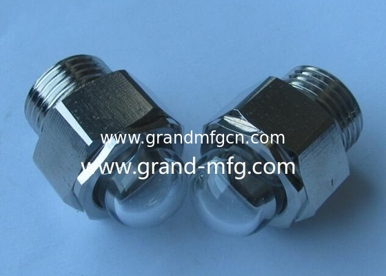G3/4&quot; NPT3/4&quot; Messingkuppel Ölsicht Glas Flüssigkeitssicht Glas Ölsicht Ölsichtspiegel Ölstandsindikatoren auf Lager
