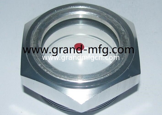 Männliche BSP 3/8&quot; 1/2&quot; 3/4&quot; Qualität Hexagon Aluminium Ölpegel Sichtglas, Luftkompressor Aluminium Ölpegel