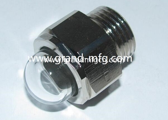 M16X1.5 Luftkompressor Pumpe Messingkuppel Öl Sichtbrille Heizkörper Kühlsystem 3D Messing Öl Sichtbrille
