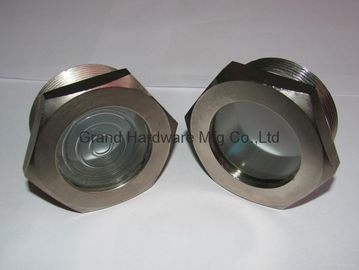 Metallsichtbrille Fusioniertes Ölniveau Sichtglas Getriebe Ölniveaus Ansichtspunkt Spiegel Bsp-Gitter 1/2&quot; 3/8&quot; 3/4&quot; 1&quot;