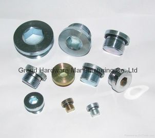 Hydraulische Steet-Plugs für den Ölabfluss aus Stahl, Nickelplatten, SS304-Plugen