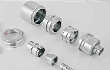 Männliches BSP-Gewinde CNC-bearbeitete Aluminiumteile, OEM- und ODM-Service