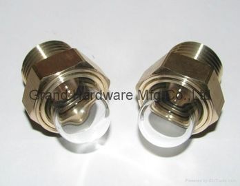 Kuppelförmige Ölsichtglas-Schwerlast-Brass-Flüssigkeitsniveaussichtglasmessgerät NPT1/2" NPT3/8" NPT3/4" NPT1" MNPT THREAD