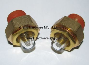 Kuppelförmige Ölsichtglas-Schwerlast-Brass-Flüssigkeitsniveaussichtglasmessgerät NPT1/2" NPT3/8" NPT3/4" NPT1" MNPT THREAD