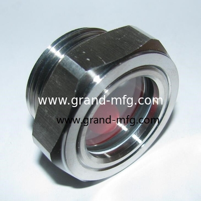 NPT-Faden 1/2 &quot; 3/8&quot; 3/4 Zoll 1 Zoll Edelstahl Sichtglas mit Reflektor SS304 ÖL-LEVEL SIGHT PORT
