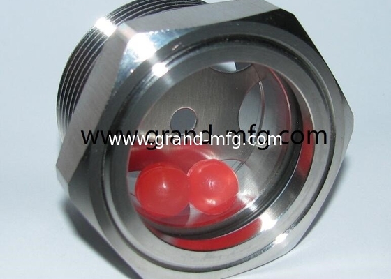 NPT 1/4&quot;3/8&quot; 1/2 Zoll Edelstahl 304 316 Öl Sichtglas SS304 ÖL-LEVEL SIGHT PORT Flüssigkeitsniveau Sicht Sichtfenster