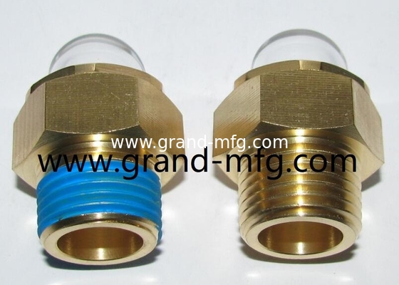 G1/2&quot; G3/4&quot; G1&quot; bsp Garnkühlsystem Kuppel Ölspiegel Blasensichtglasmessgerät mit klarem Glas