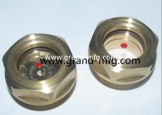 G1/2&quot; G3/4&quot; G1&quot; GM-HDG10 BSP THREAD Pump Oil Sight Glass Bubble Sight Glasmessgerät mit klarem Glas Kühlmittel