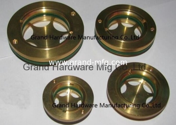 männlich Metrisches Garn M22*1.5 Messing Flüssigkeitssichtglas mit Reflektor und Naturglas