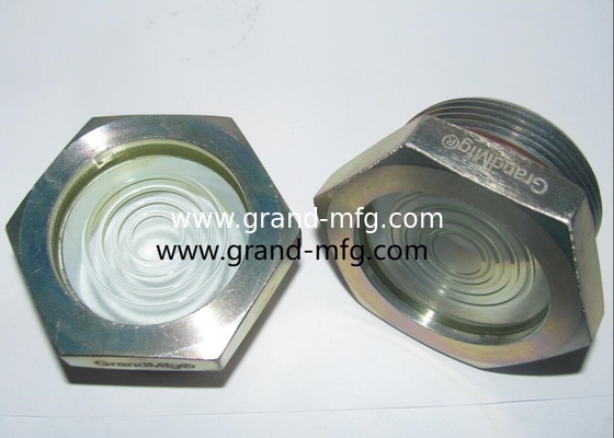 NPT 3/4&quot; BITZER Kühlschmelzglas aus Stahl mit rotem Kugel-Schmelzglas