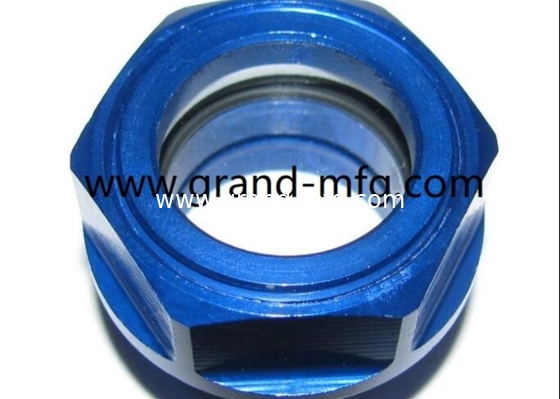Männliche BSP 3/8&quot; 1/2&quot; 3/4&quot; Qualität Hexagon Aluminium Ölpegel Sichtglas, Luftkompressor Aluminium Ölpegel