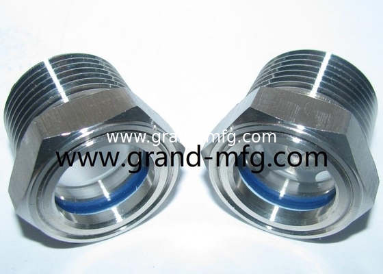 NPT 1-1/2 INCH SS304 Flüssigkeitsspiegelglas mit großem Blickfenster Ölpumpe Blickglas Ölmessgerät NPT 1-1/4&quot; 2&quot; 3&quot; 4&quot;