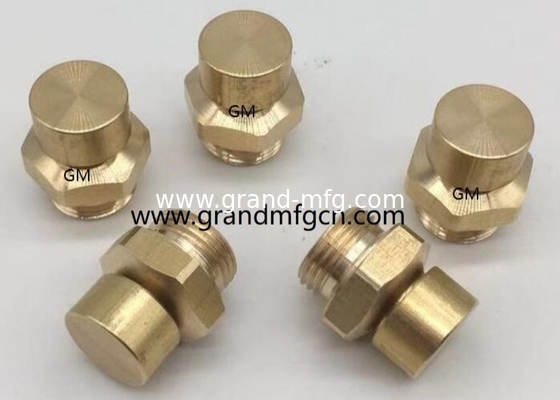 Männliche G-Faden 1/8&quot; 1/2&quot; 1/4&quot; natürliche Messing Atemventilationsstecker, Luft freigesetzt Stecker, professioneller Hersteller in China