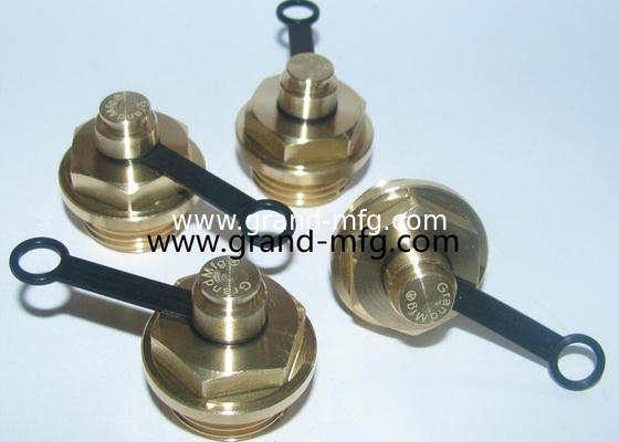 Hexagon Messing Vent Stecker Männliches BSP-Gitter 1/4&quot; 1/2&quot; 3/4&quot; 1&quot; kundenspezifische Gewinde Getriebe Luftventilationsventilator Kappe Stecker OEM