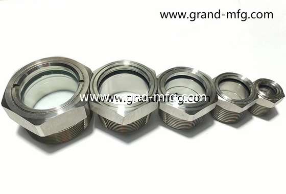 Metrisches Gewinde M36x1.5 Edelstahl Getriebe Kompressoren Knopf Typ Ölstandsmessgerät Ölstandsindikator