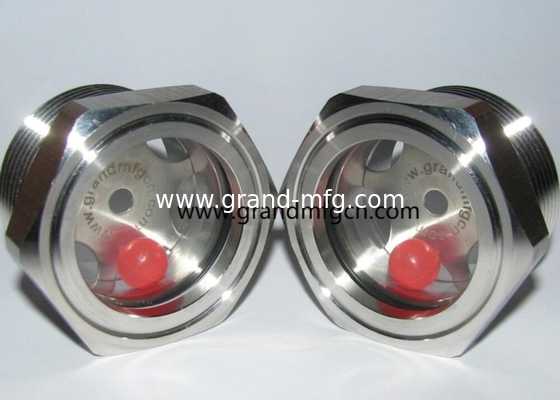 NPT3/8 GM-HDN38 Kuppel Ölniveau Sichtglasblase 3D Sichtglasmessgerät Kühlmittelbehälter transparenter Sichtglasstecker