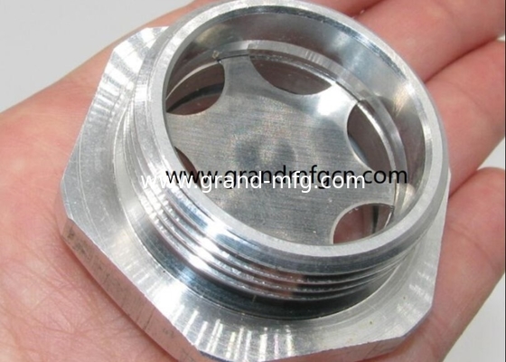 Hochdruck G1 1/4&quot; 6061 Aluminium Reduktor Öl Sichtglas Ölstandsindikator Flüssigkeitsstandsmessgerät OEM und ODM Service