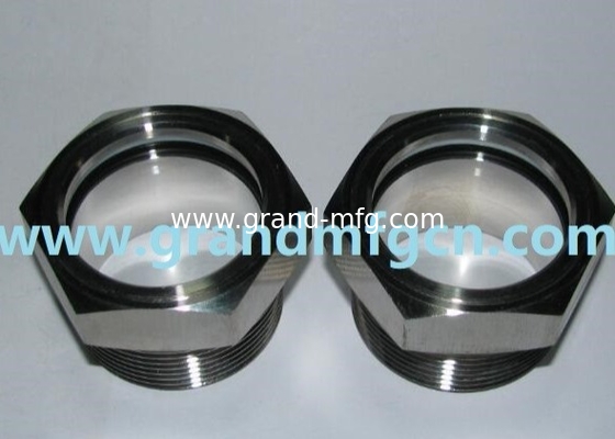 NPT-Dreh 1/2 Zoll 2 Zoll Edelstahl SS304 Ölstand Sichtglas SS316 Druckbehälter Sicht Port Standortmessgerät