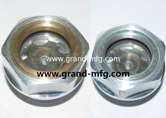 G3/8 Zoll G1/4 Zoll G1/2 Zoll G1 Zoll Öl Gas Brennstoff Tank Standort Stecker Männliches Gewinde Öl Ebenen Aluminium Öl Sichtglas auf Lager GM-AG12 GM-AG34 GM-AG10 GM-BG34 GM-BG12