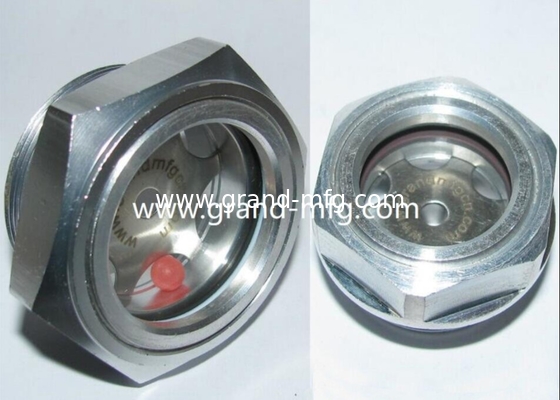 G3/8 Zoll G1/4 Zoll G1/2 Zoll G1 Zoll Öl Gas Brennstoff Tank Standort Stecker Männliches Gewinde Öl Ebenen Aluminium Öl Sichtglas auf Lager GM-AG12 GM-AG34 GM-AG10 GM-BG34 GM-BG12