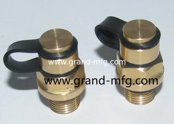 Hexagon Messing Vent Stecker Männliches BSP-Gitter 1/4&quot; 1/2&quot; 3/4&quot; 1&quot; kundenspezifische Gewinde Getriebe Luftventilationsventilator Kappe Stecker OEM