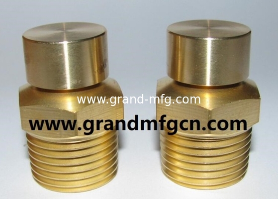 Hexagon Messing Vent Stecker Männliches BSP-Gitter 1/4&quot; 1/2&quot; 3/4&quot; 1&quot; kundenspezifische Gewinde Getriebe Luftventilationsventilator Kappe Stecker OEM
