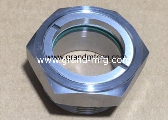 1&quot; männliches NPT-Glas Ölstandssichtglas für Getriebe Öl-Extraktor W/Lösungsmitteltank SS304 1500PSI OEM- und ODM-Service