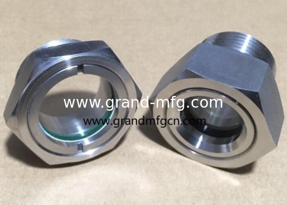 hochdruck M33 M42X1.5 M60X2 Edelstahl 304 Reaktormischgeräte Sichtglas OEM und ODM Service