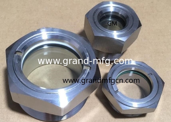 hochdruck M33 M42X1.5 M60X2 Edelstahl 304 Reaktormischgeräte Sichtglas OEM und ODM Service