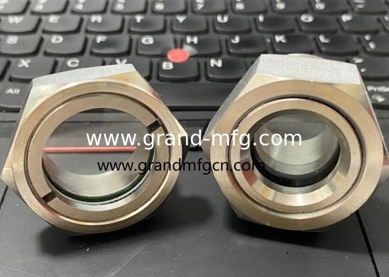 Feuerpumpen Rohrbefestigung WATERFLOW ss304 SIGHT GLASS NPT-Gitter Flüssigkeitssicht Glas Flüssigkeitssicht mit schwimmender Kugel