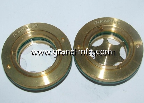 BSP G1&quot; männliche Schleife Entwässerungspumpen aus Edelstahl Sichtglas Hydraulische Getriebe Messing Öl Sichtglas Stecker
