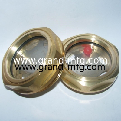NPT-Faden 1/2" 3/8" 3/4" 1" 3-D BULLSEYE COOLANT SIGHT GLASS SURGER TANK BRASS SIGHT GLASS