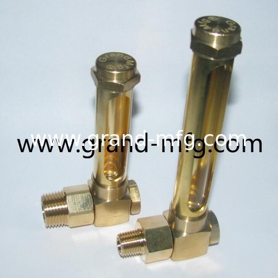 MNPT 1/4 INCH männliches Gewinde Aluminiumölpegelindikator mit Höhenzeichen für Behälter