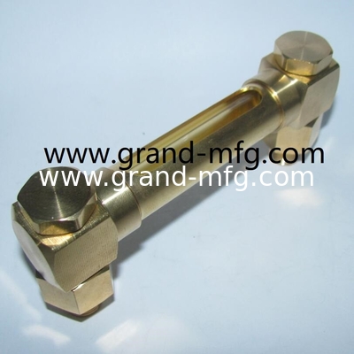 MNPT 1/4 INCH männliches Gewinde Aluminiumölpegelindikator mit Höhenzeichen für Behälter