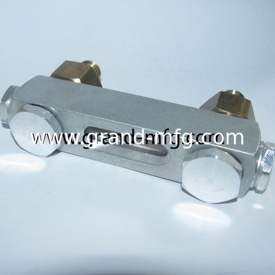 NPT 1/2 INCH L-Typ Messölpegelindikator aus Messing mit Höhenmarkierungen für Dünnwandbehälter mit Ölsichtglassteckdosen