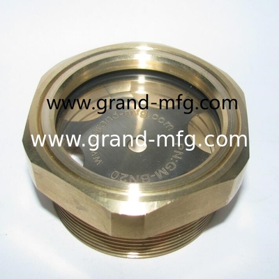 MNPT-Dreh 1/4" 1/2" 3/4" 1" 2" Planetärer Reduktor Getriebe Öl Sichtglas mit gehärtetem Glas 2Mpa Druck OEM ODM