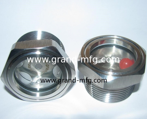 NPT 1/4 INCH Lebensmittelqualität SS316 Flüssigkeitssichtglas mit großem Sichtfenster SUS304 Sichtglas Ölmessung 1&quot; 2&quot; 3&quot;