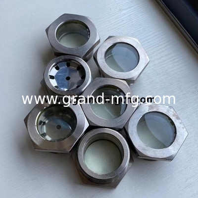 NPT-Gitter BITZER Kühlschmelzglas aus geschmolzenem Stahl mit SS304-Reflektor