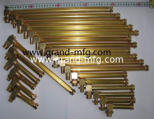 NPT 3/8 INCH Leichtbrass Ölpegelindikator mit Niveauzeichen für Dünnwandbehälter,Ölpegelindikator